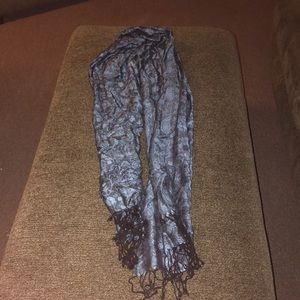 Blue/Black Pashmina scarf